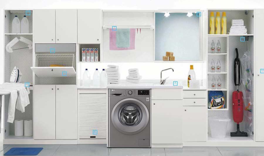 ماشین لباسشویی ال جی WM-721